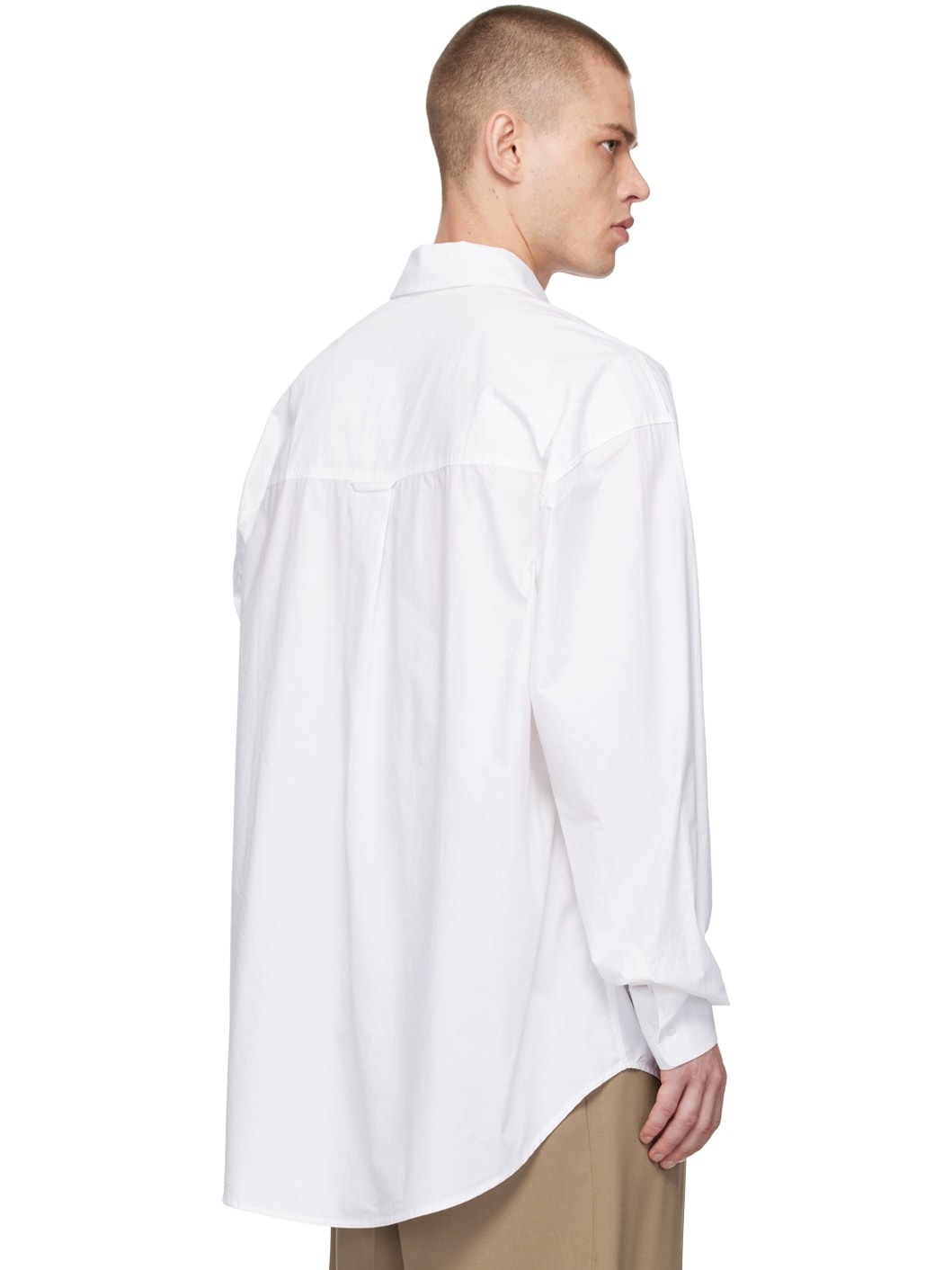 White Gus Oversized Shirt - 3