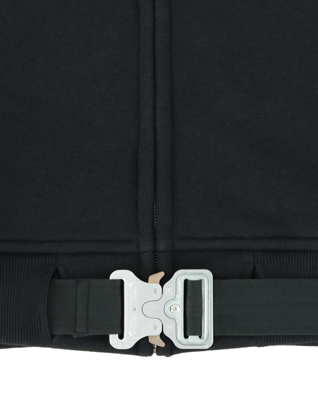 BELTED BUCKLE ZIP HOODIE - 7