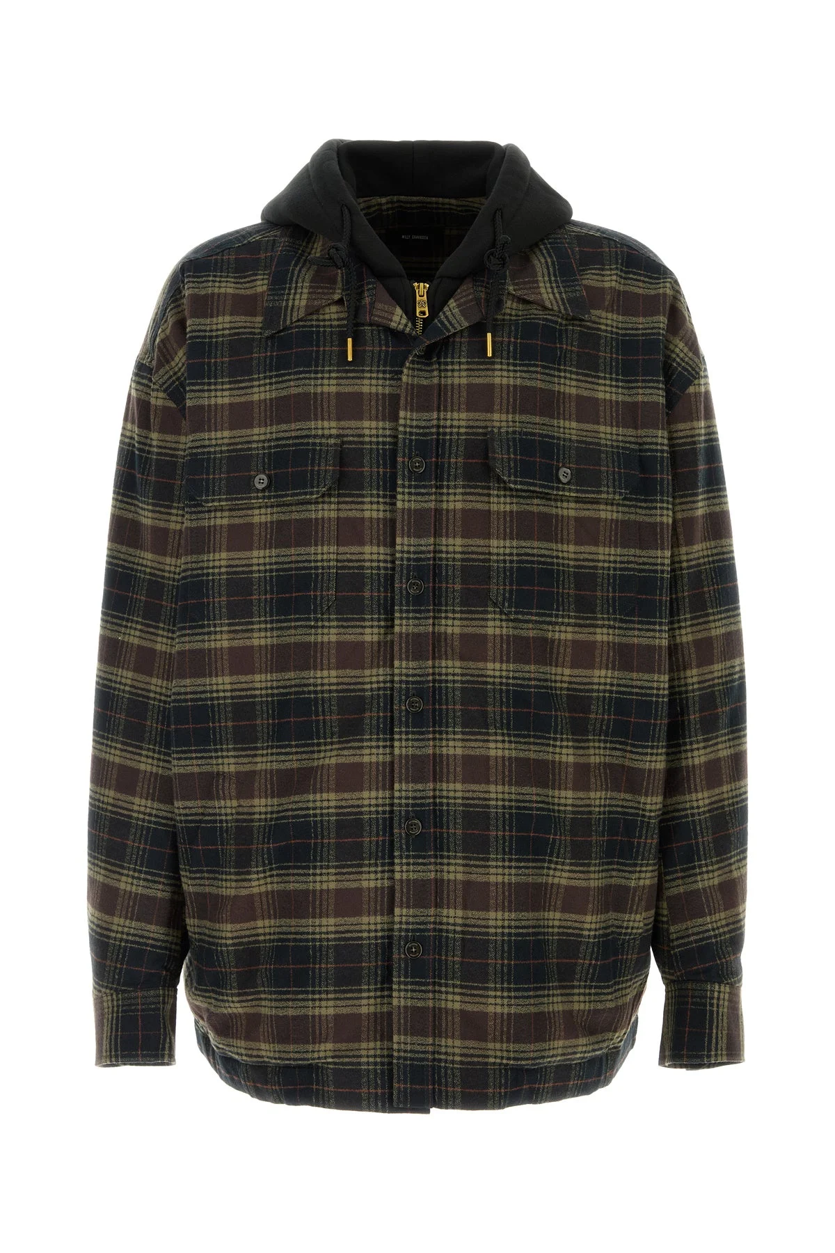 Embroidered flanel oversize Ganadero shirt - 1