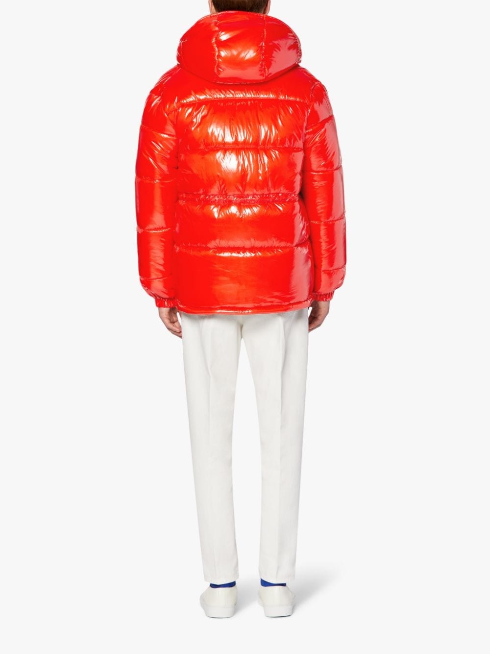 OSAKA BRIGHT ORANGE NYLON PUFFER JACKET | GQF-306 - 3