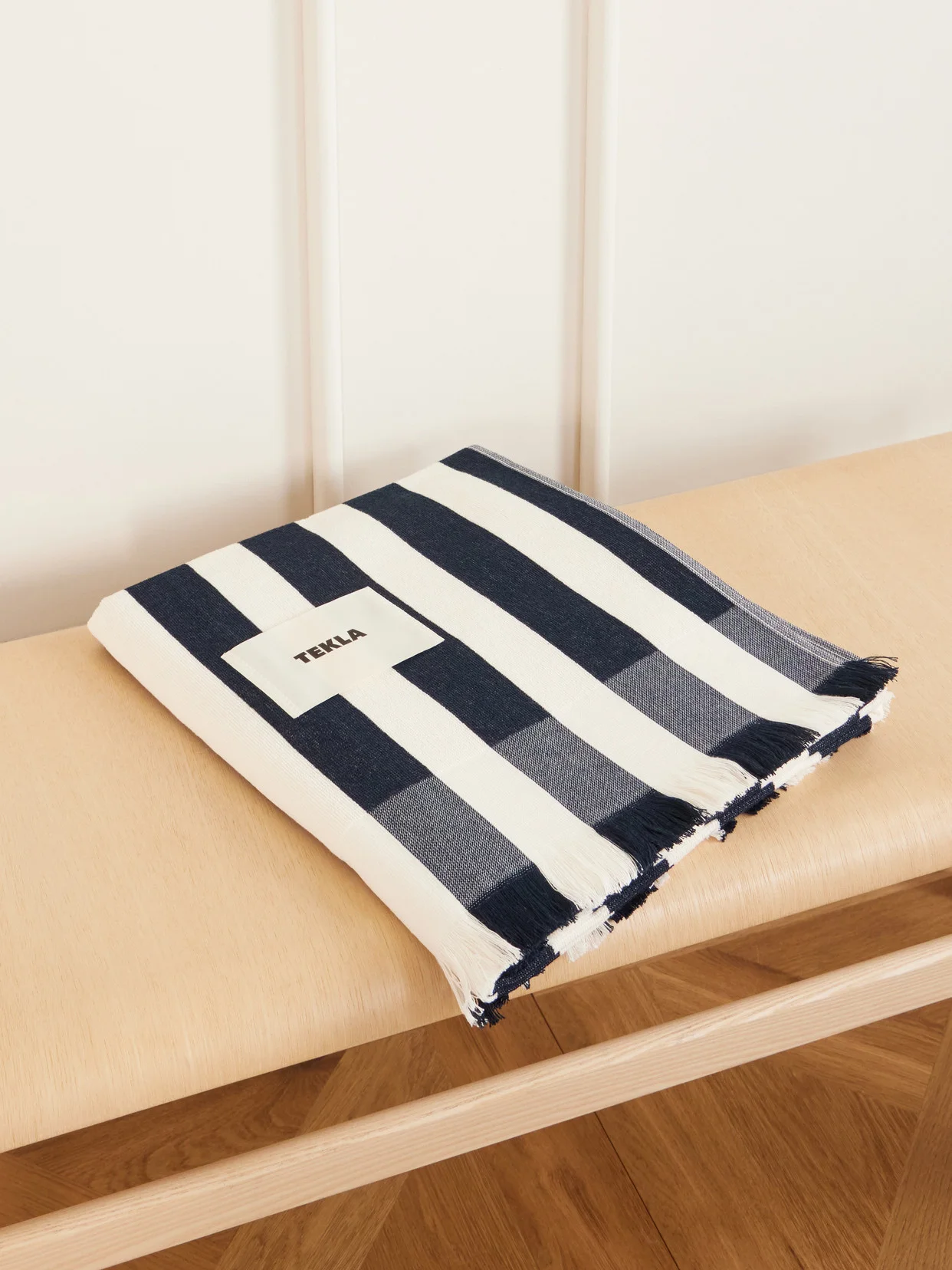 Moro Striped Organic Cotton-terry Beach Towel - 1
