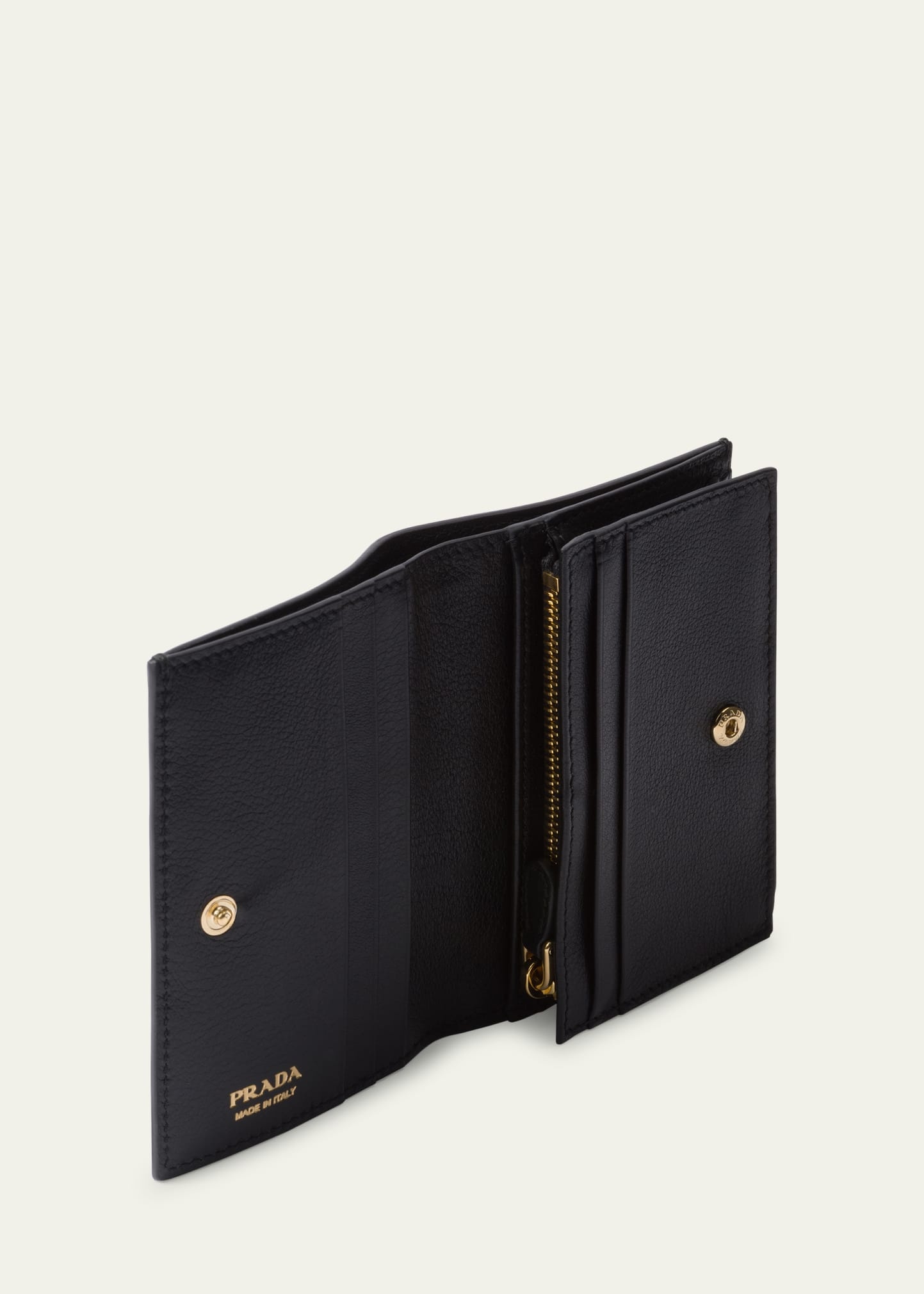 Calf Leather Compact Wallet - 3