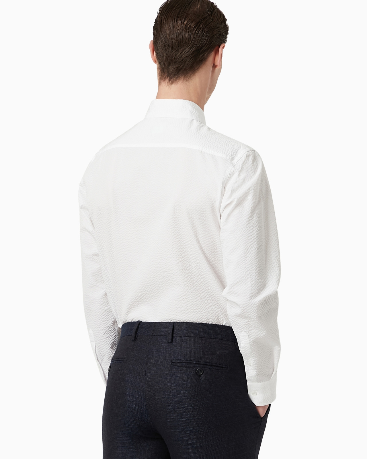 Regular-fit cotton-seersucker shirt - 3