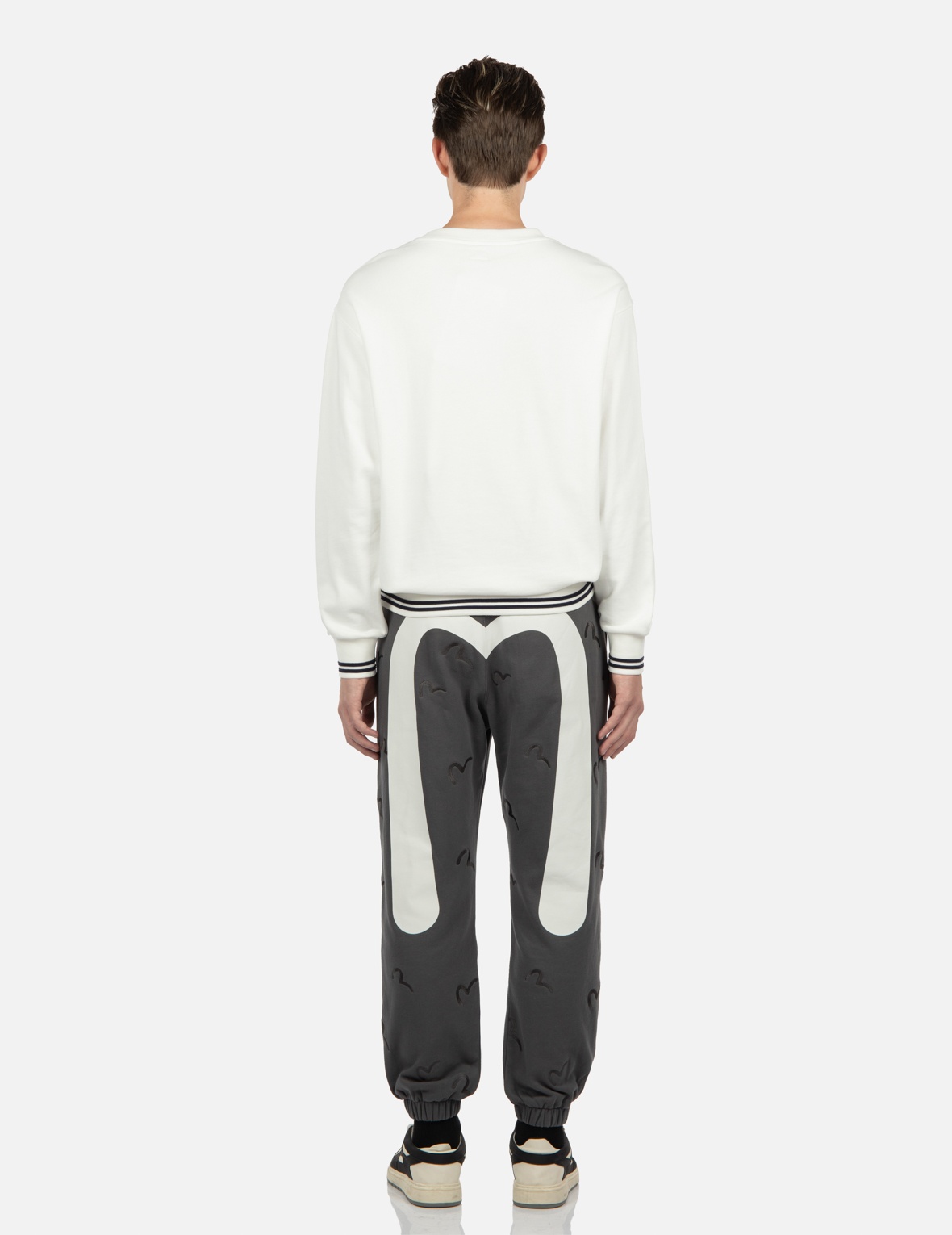 ALLOVER SEAGULL WITH DAICOCK PRINT SWEATPANTS - 5