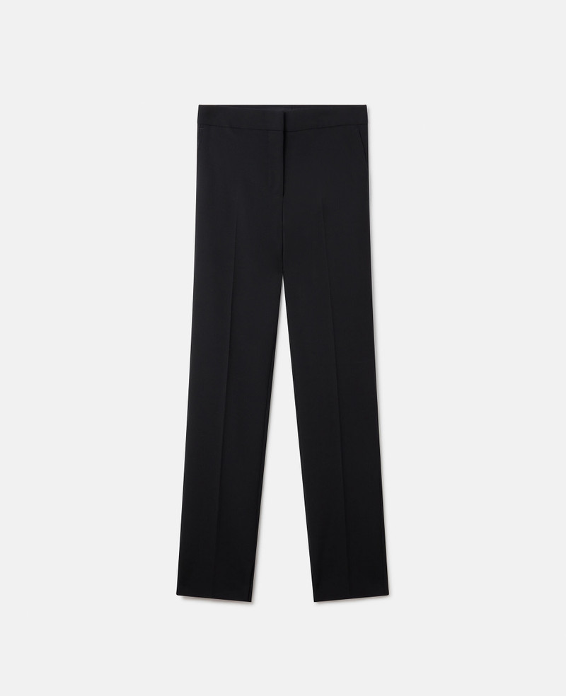 Split Cuff Straight Leg Trousers 1
