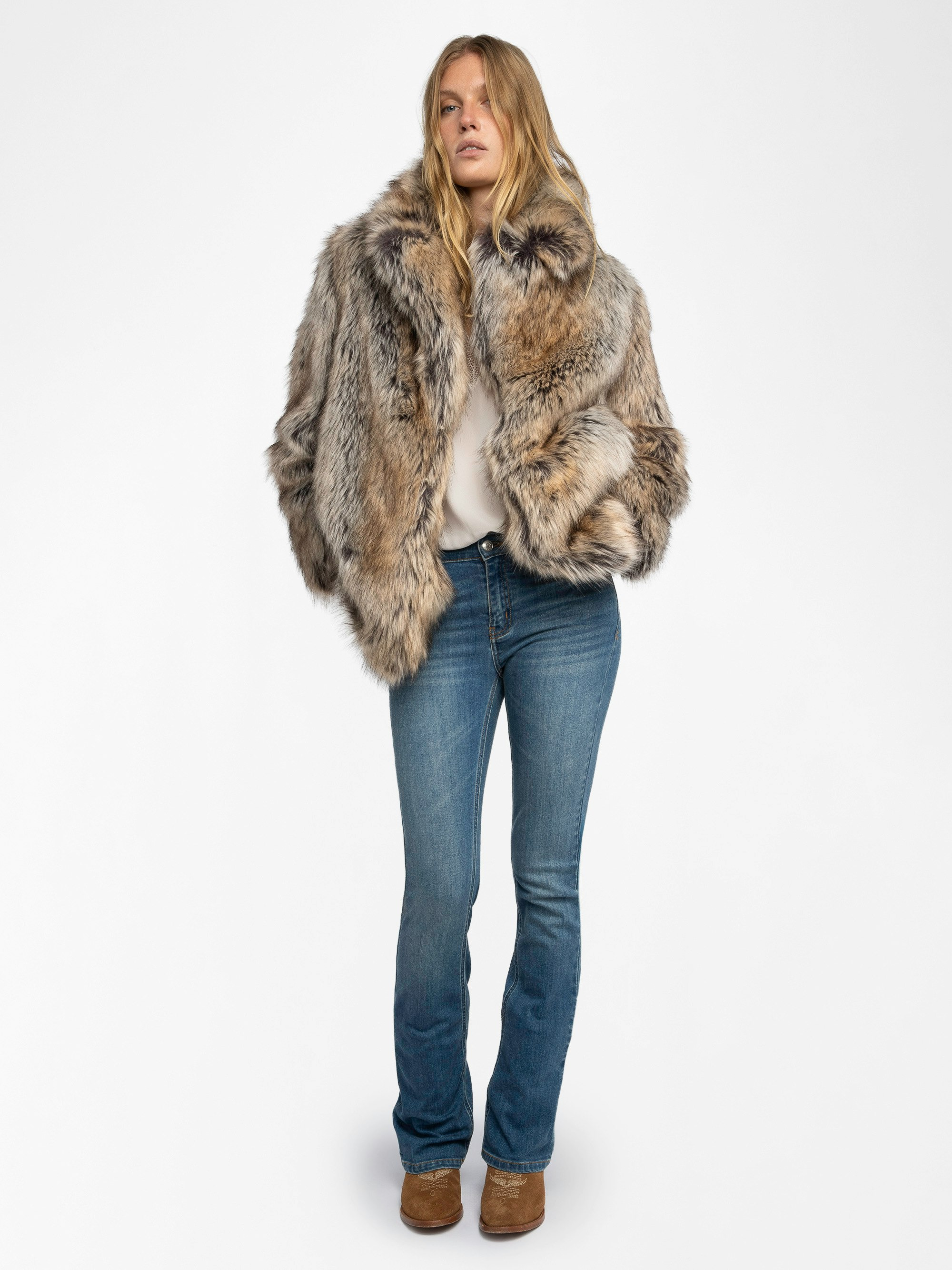 Faune Short Faux Fur Coat - 3