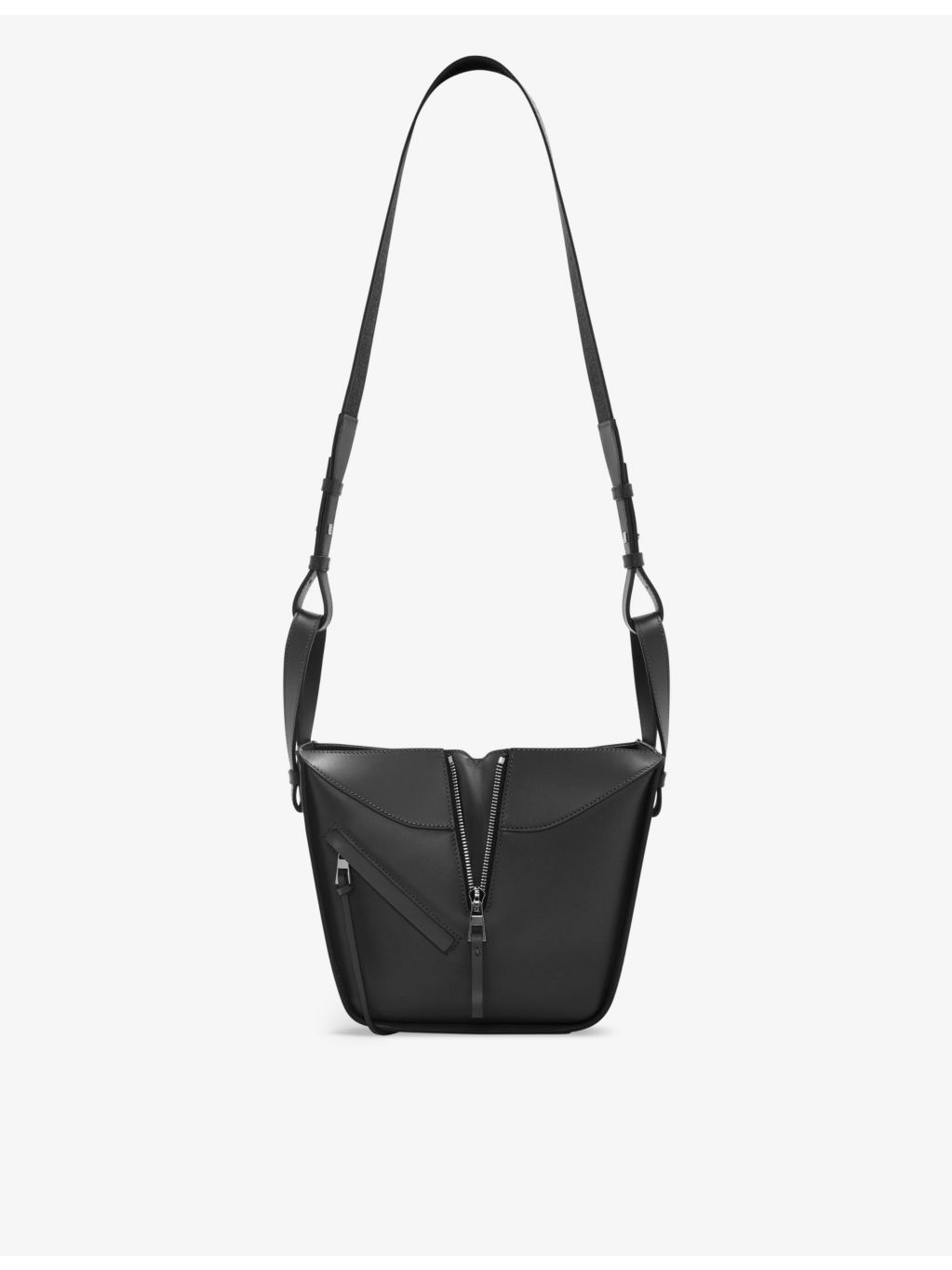 Hammock Compact leather top-handle bag - 8