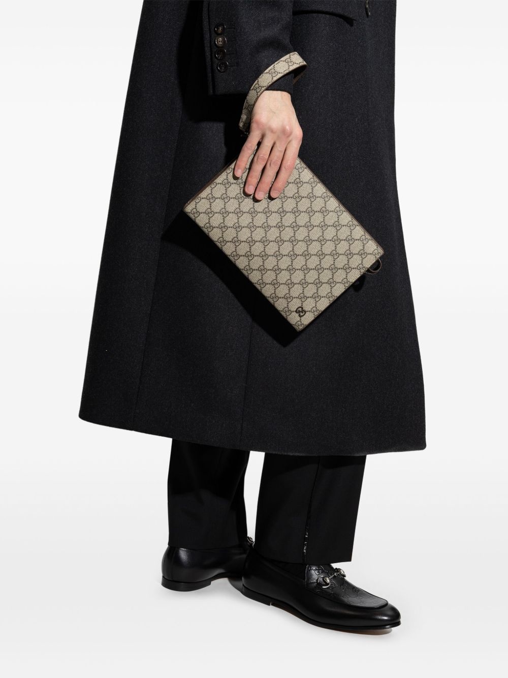 GG Supreme clutch bag - 2