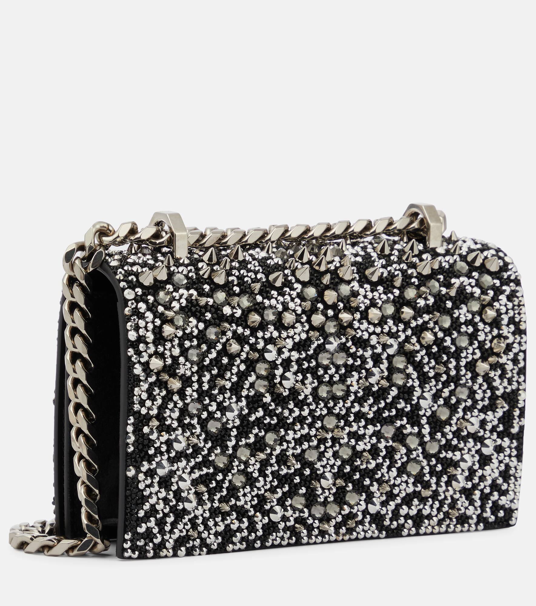 Jewelled Satchel Mini embellished crossbody bag - 4