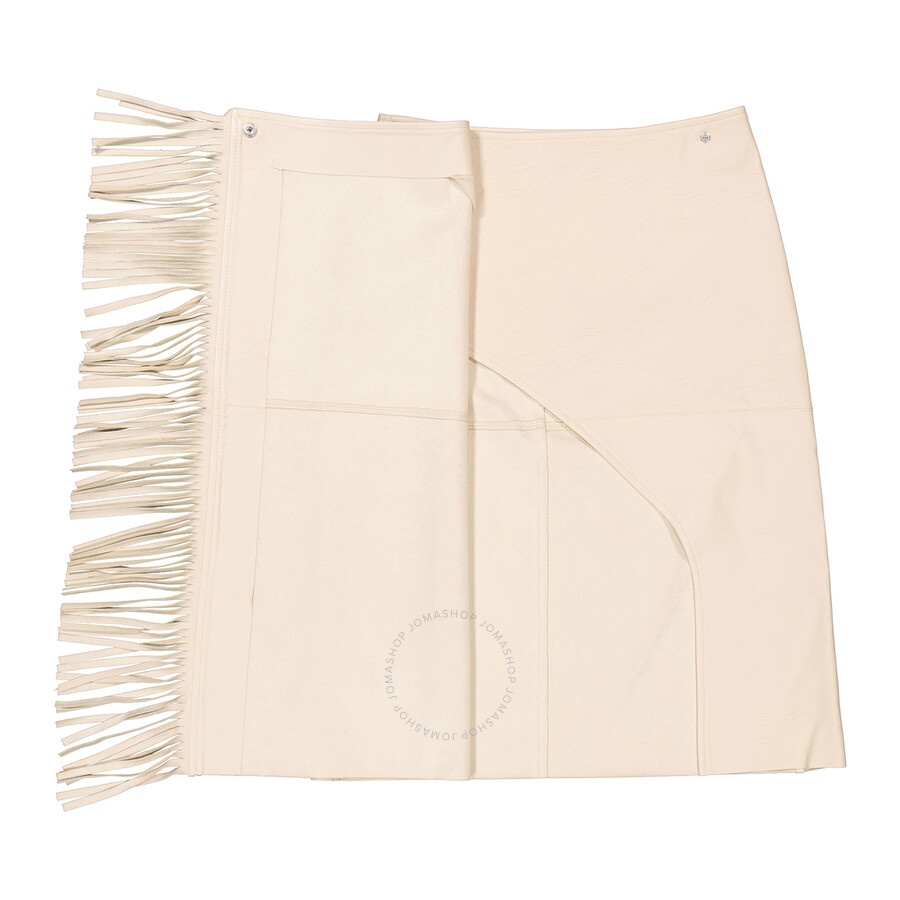 Stella McCartney Ladies Oat Fringed Alter Mat Wrap Skirt - 7