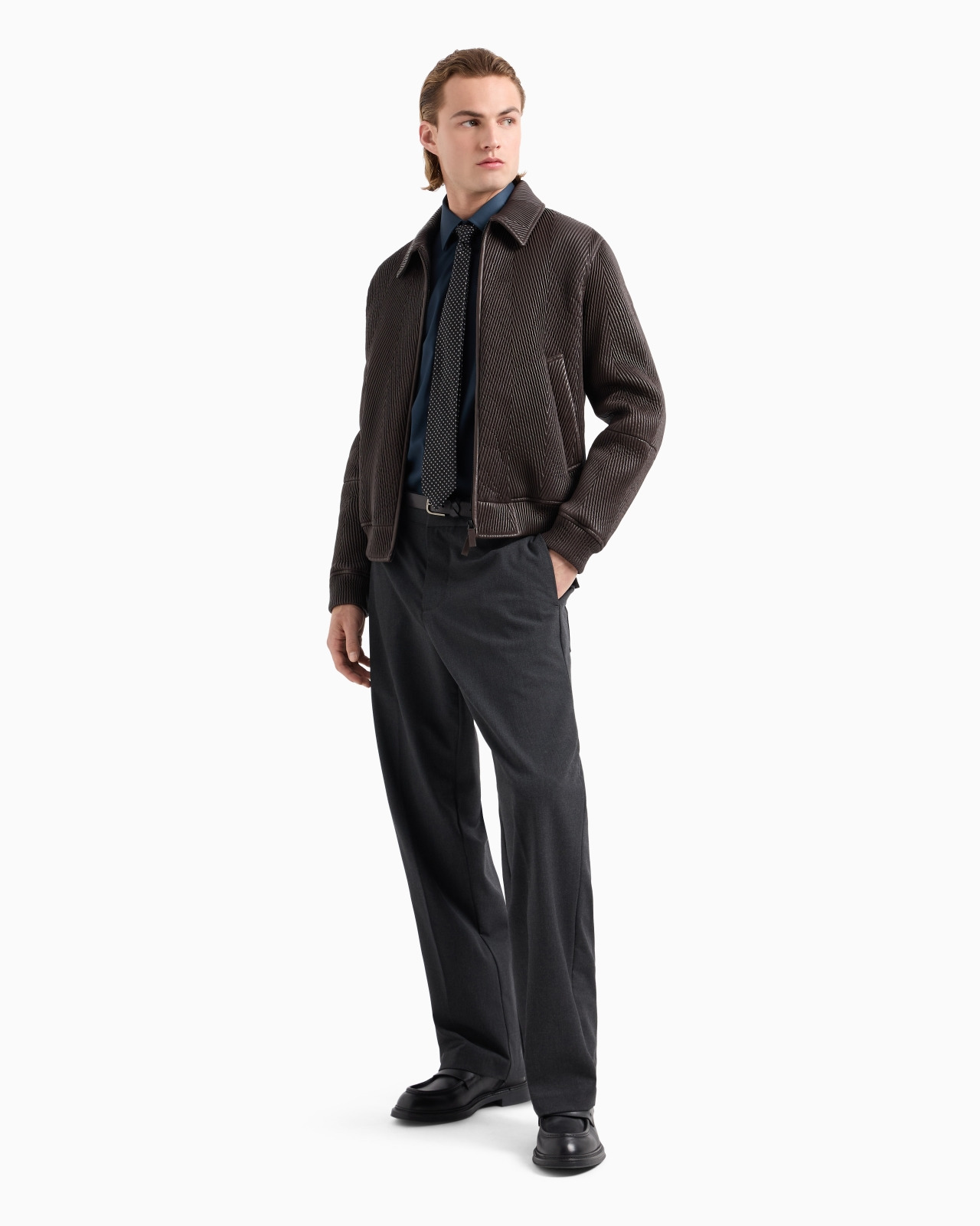 No-iron stretch cotton shirt - 4