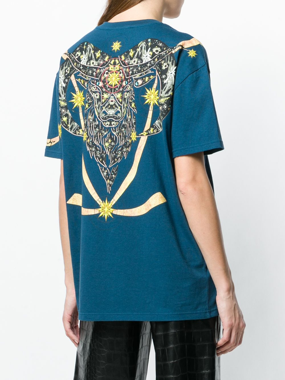 star print T-shirt - 4