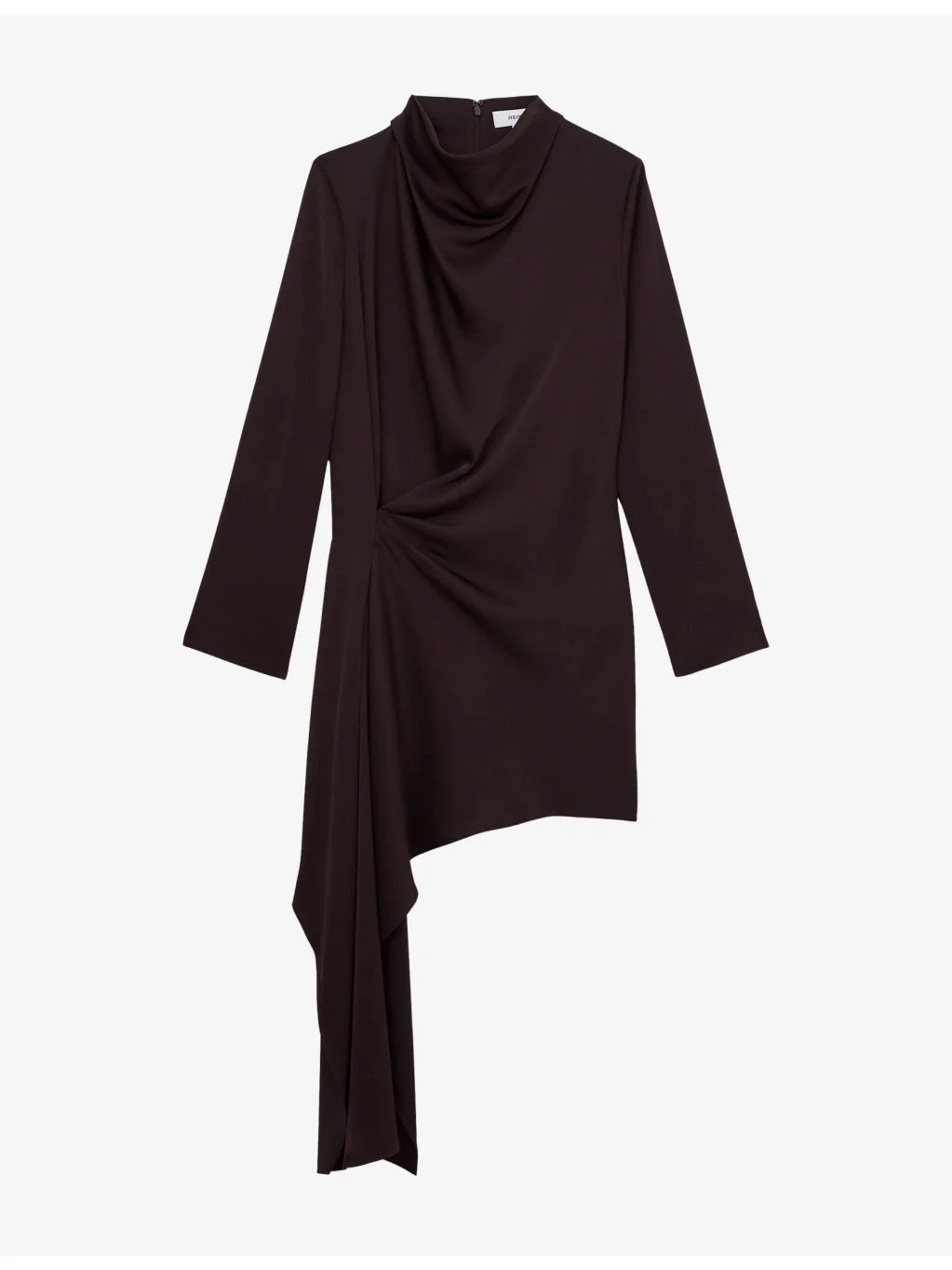 Bethany Draped Woven Mini Dress - 1
