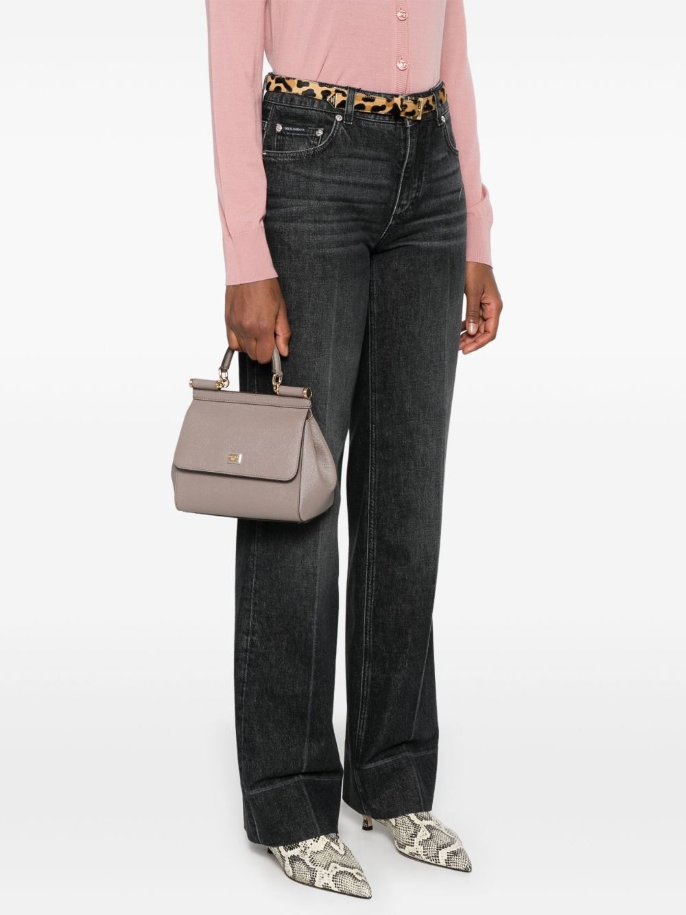 leather tote bag - 2