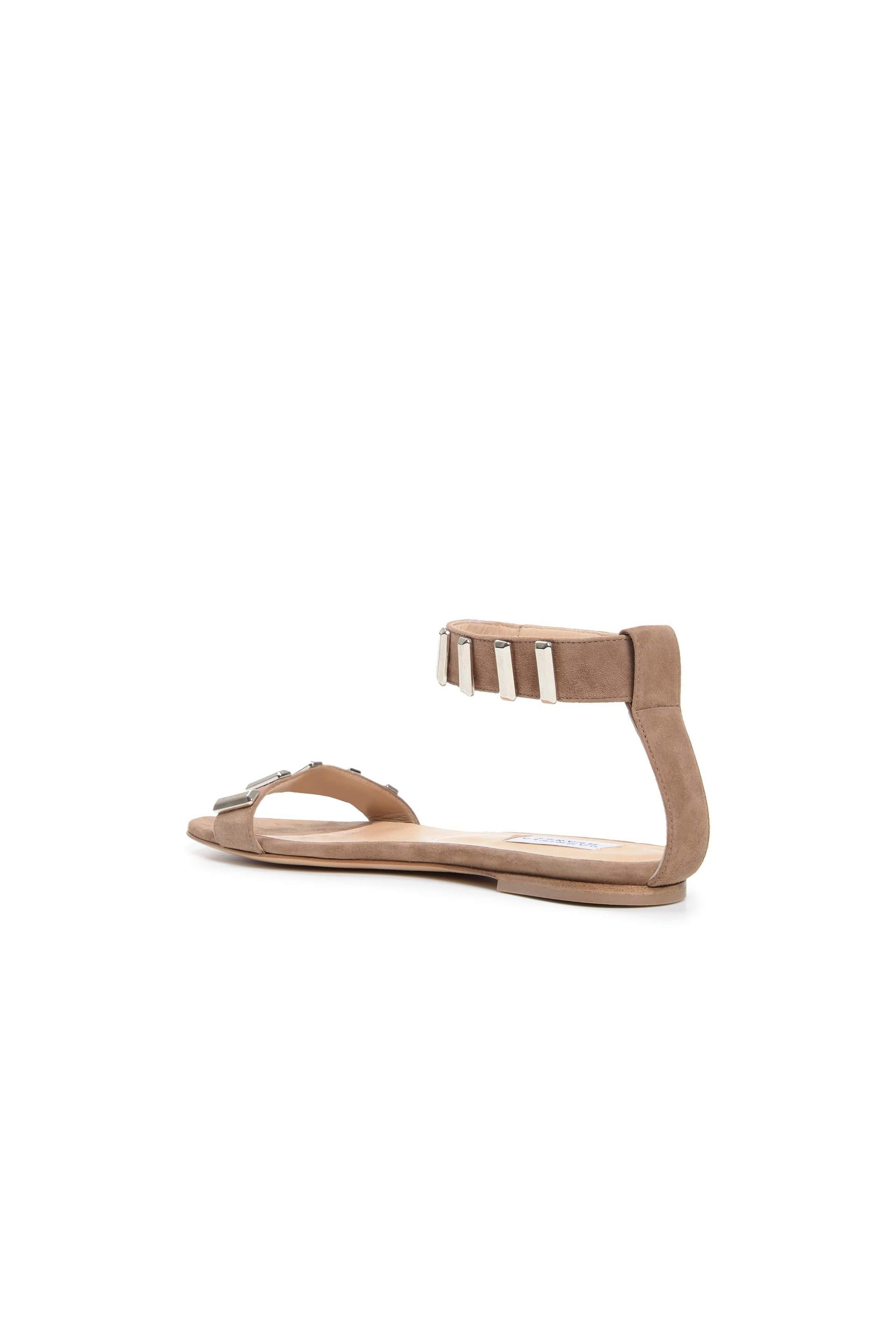 Lana Hardware Flat Sandal Suede - 3