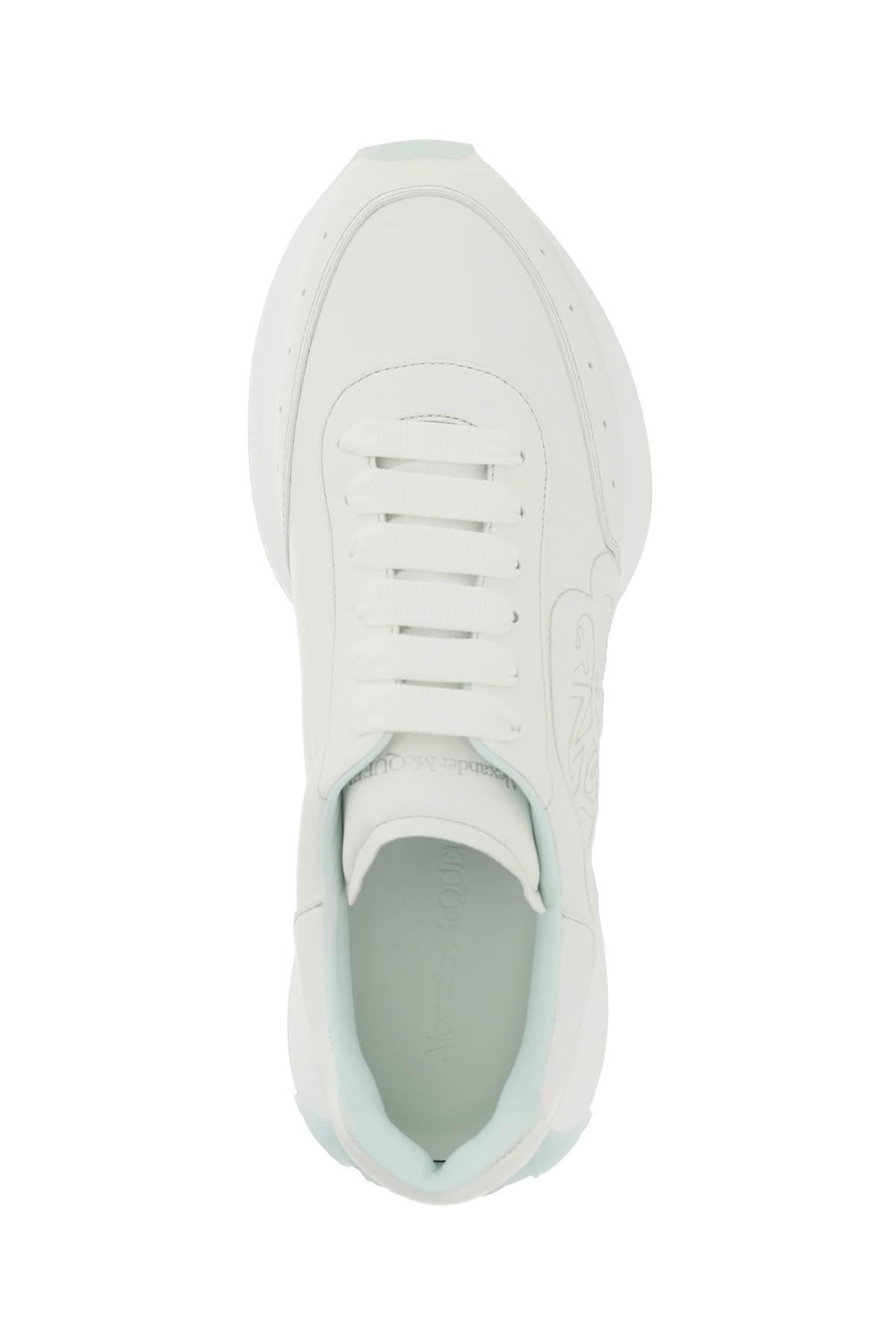 'SPRINT RUNNER' LEATHER SNEAKERS - 4