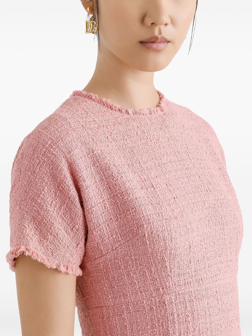 tweed mini dress - 3