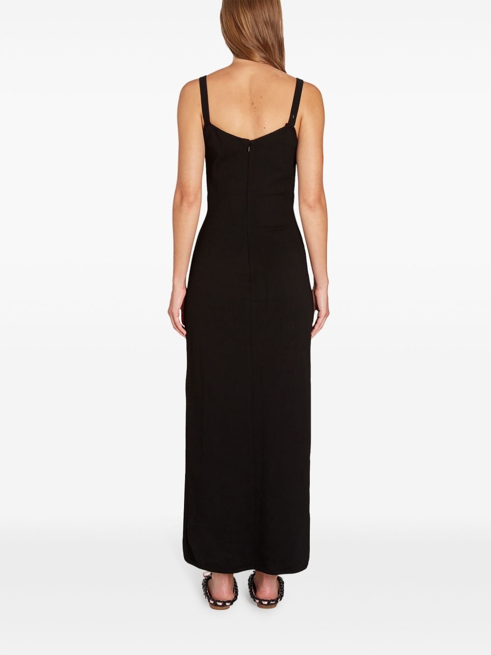 cut-out detailing long dress - 4