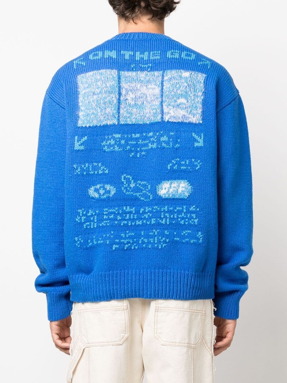 intarsia-knit wool-blend jumper - 4