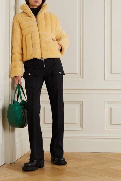 Bottega Veneta Quilted shearling coat outlook