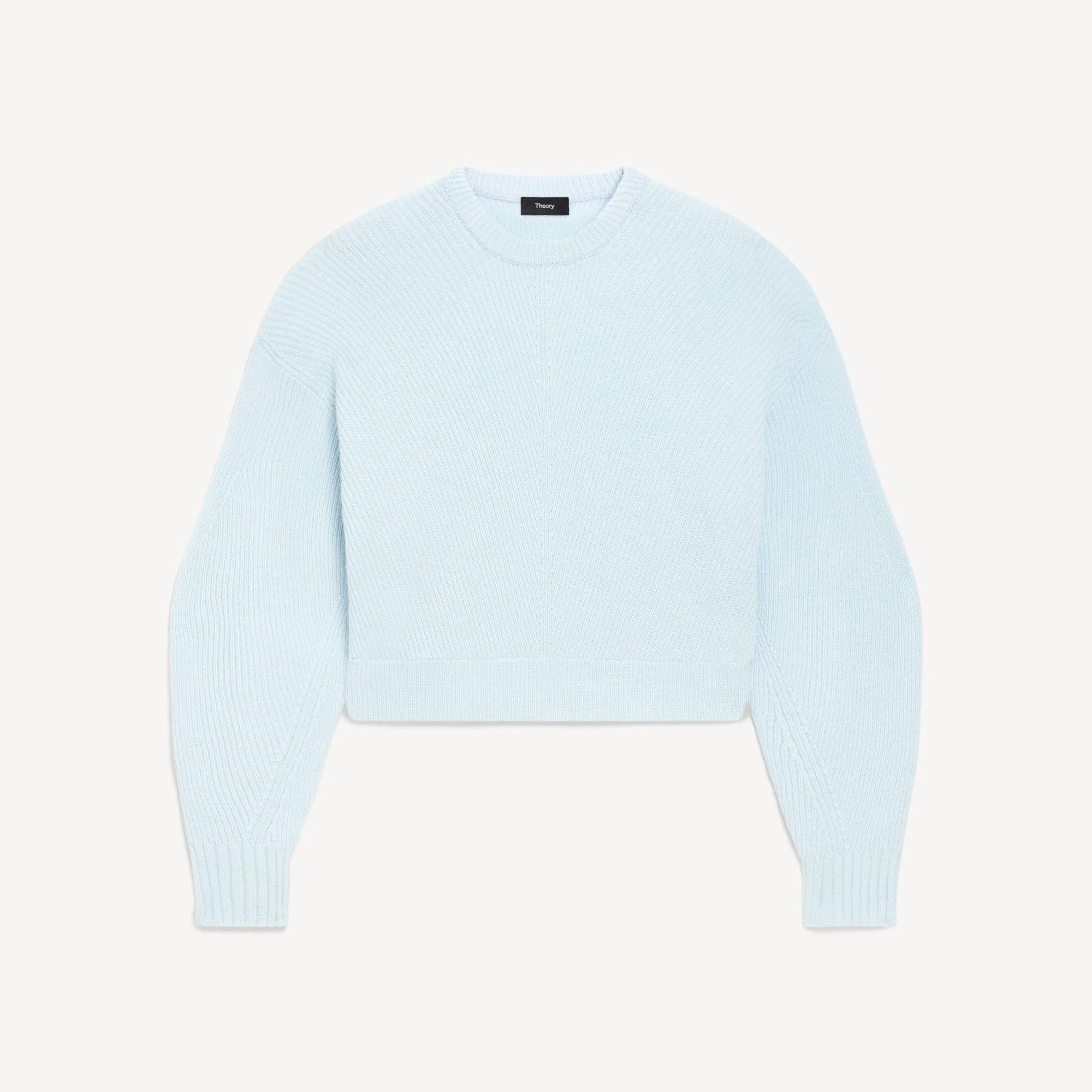 Textured Crewneck Sweater in Cashmere - 1