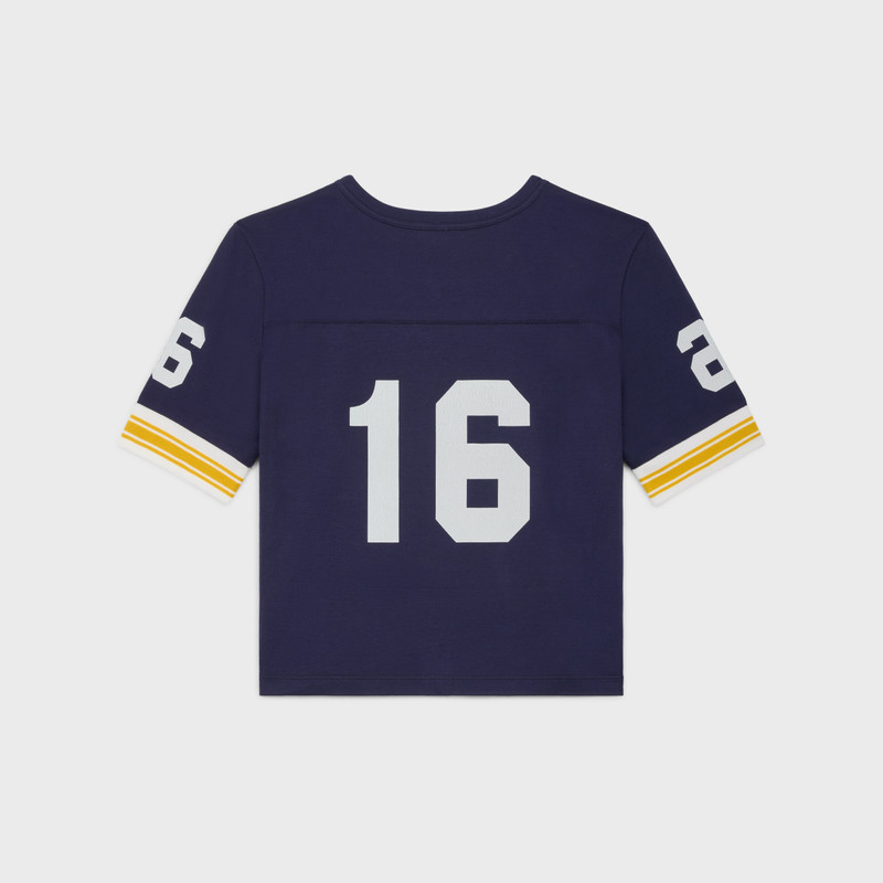 CELINE t-shirt 70's cropped celine jersey coton outlook