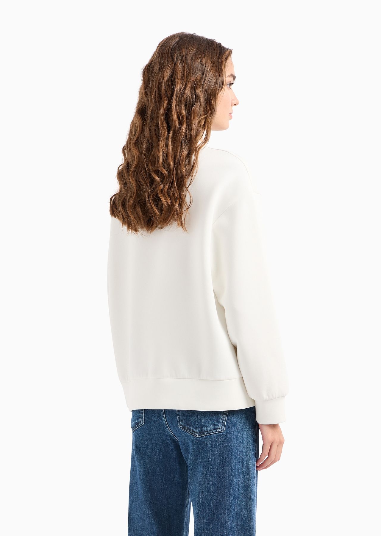 sweatshirt with oversized dragon embroidery - 3