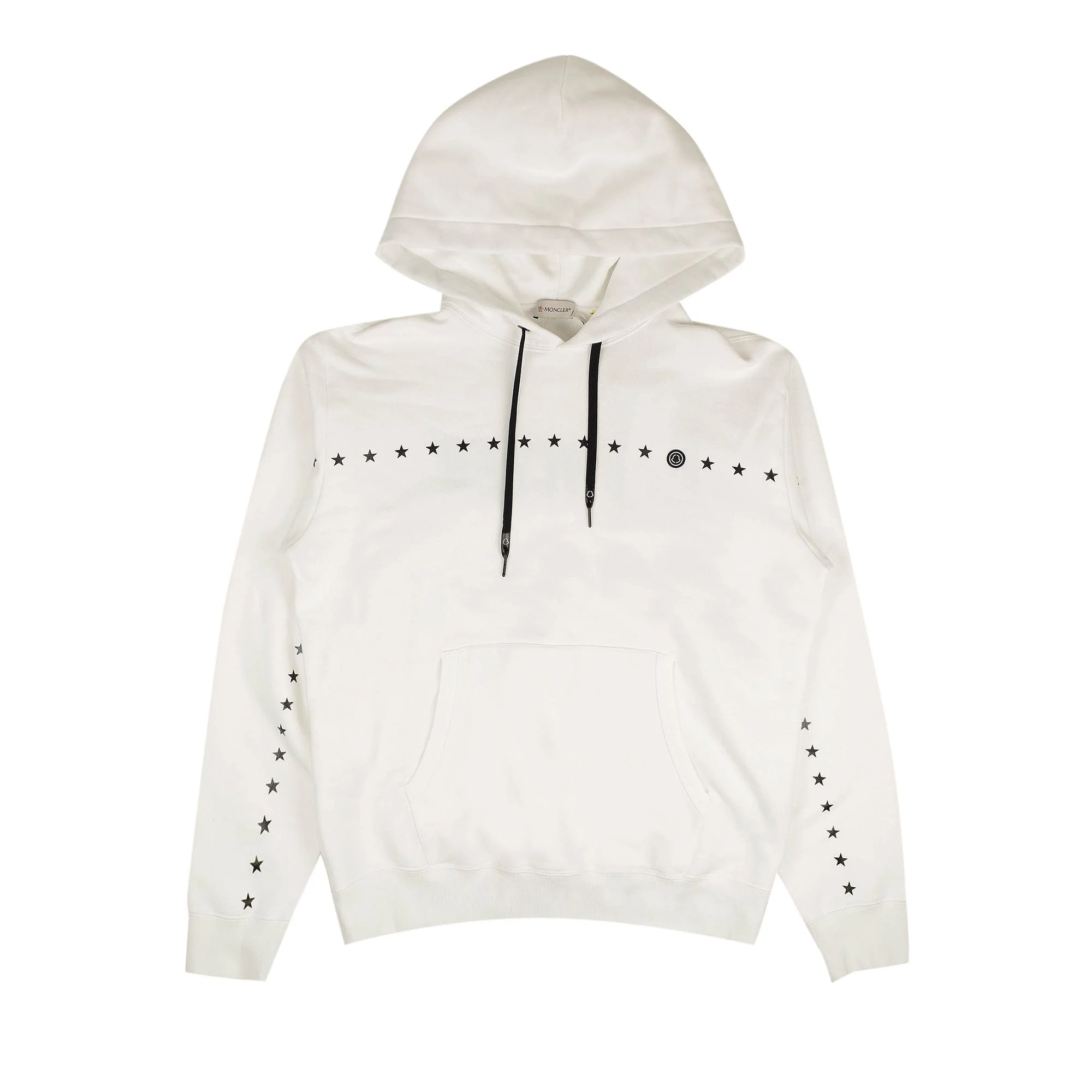 Moncler x Fragment Hiroshi Fujiwara Printed Star Hoodie 'White' - 1