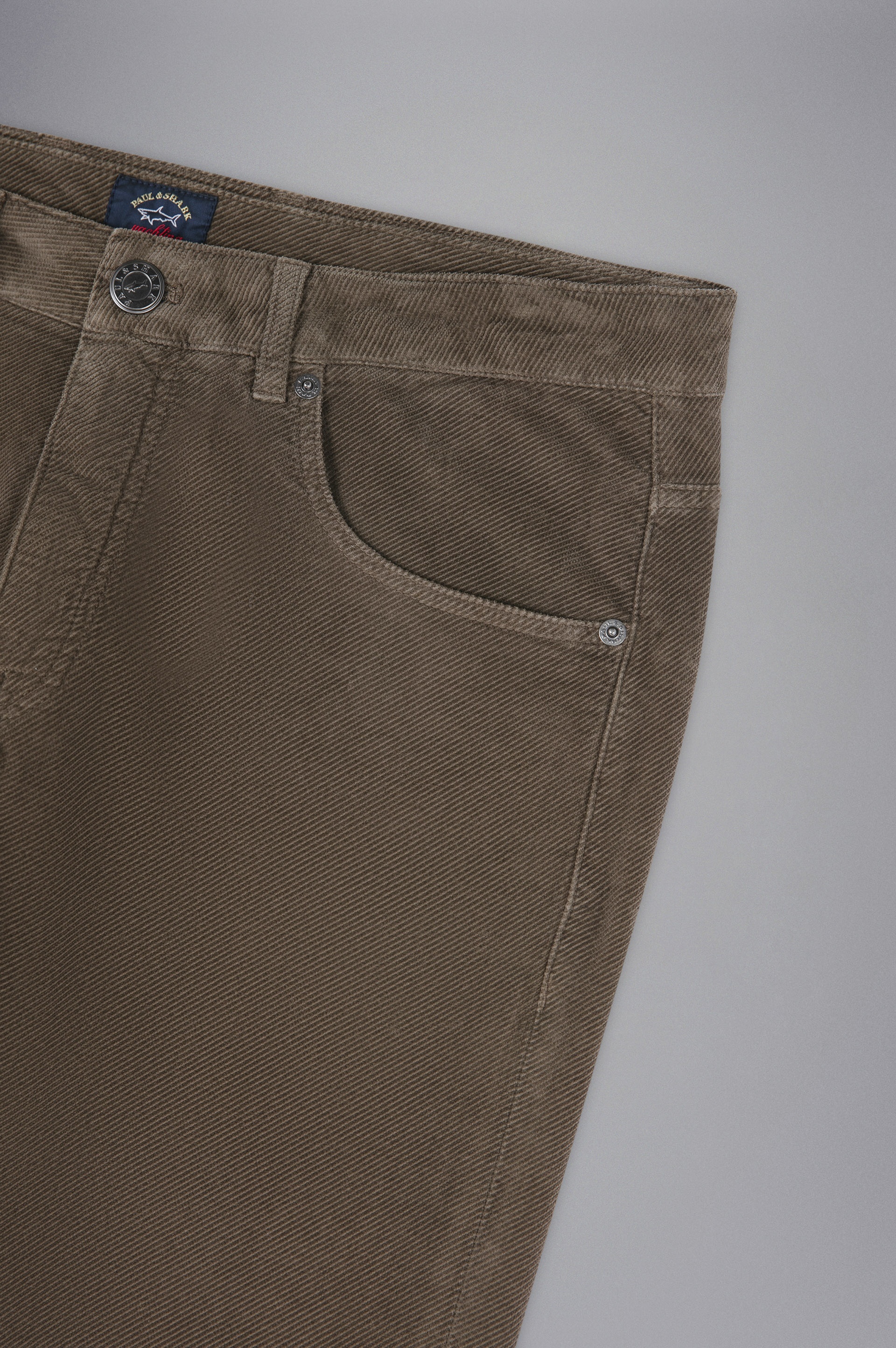 VELVET TWILL 5-POCKETS TROUSERS - 5