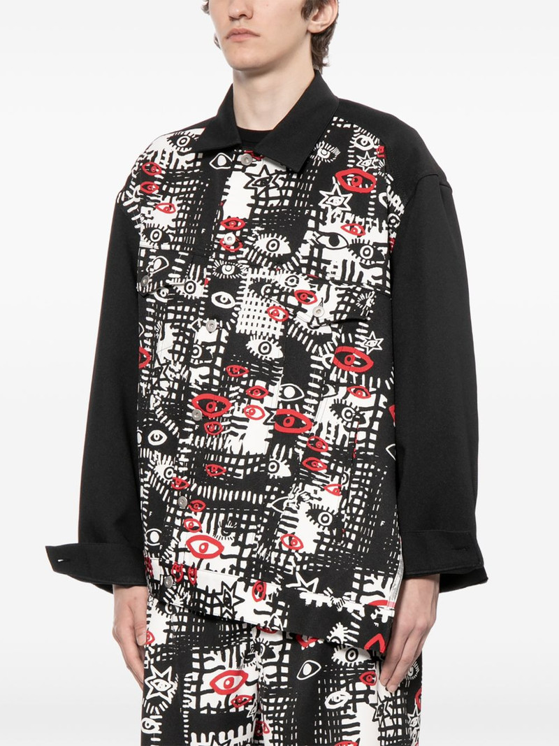 graphic print long-sleeve shirt jacket 4