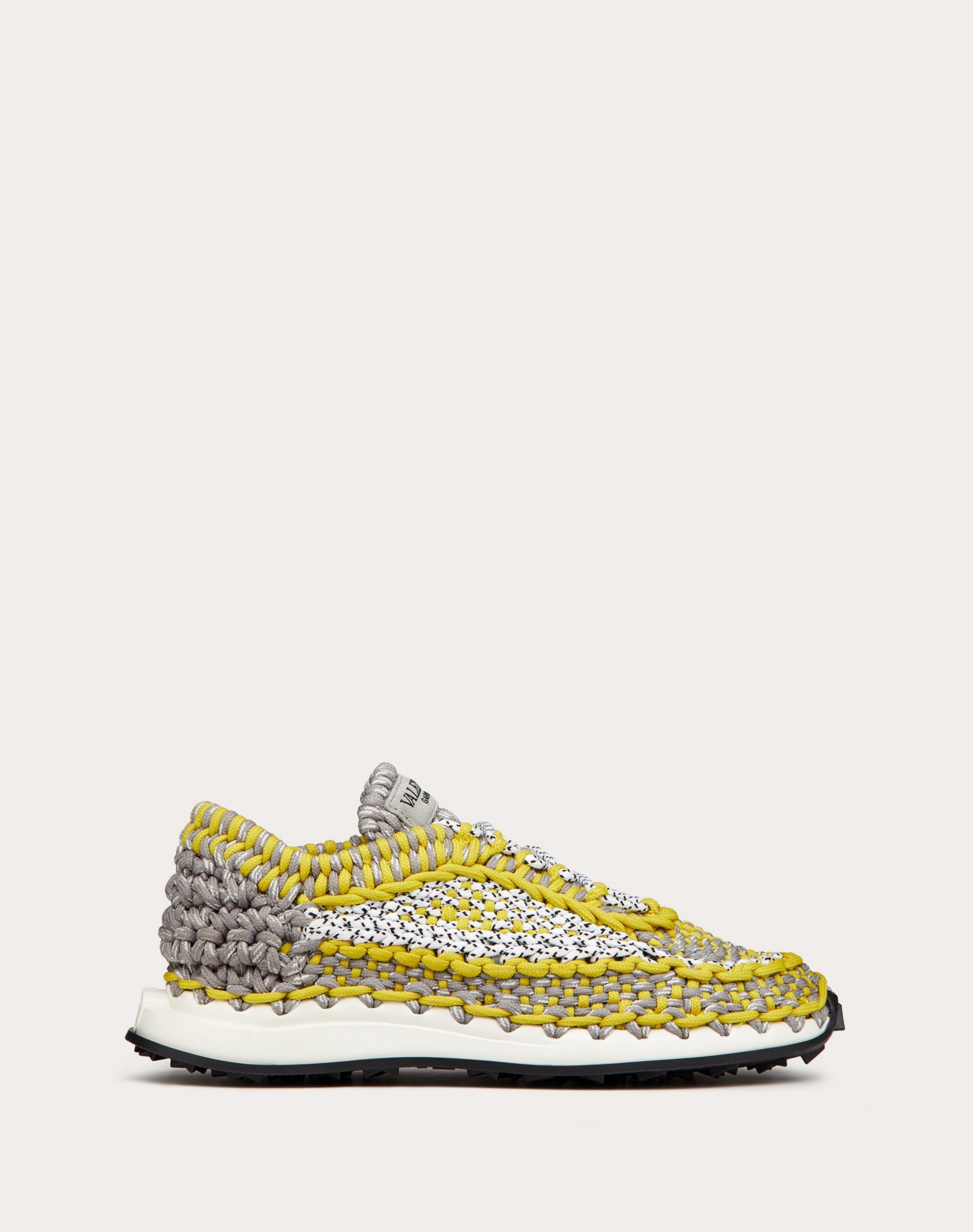 Valentino Garavani Crochet Sneakers in fabric - 1