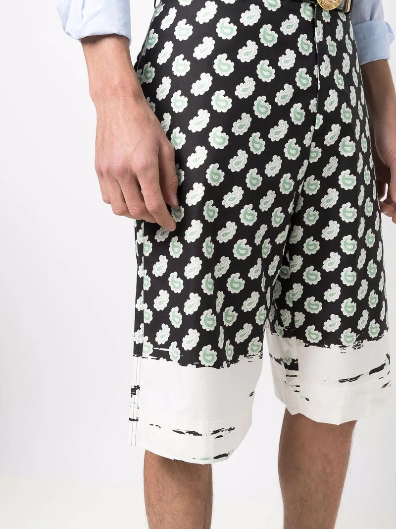 paisley-print bermuda shorts 5