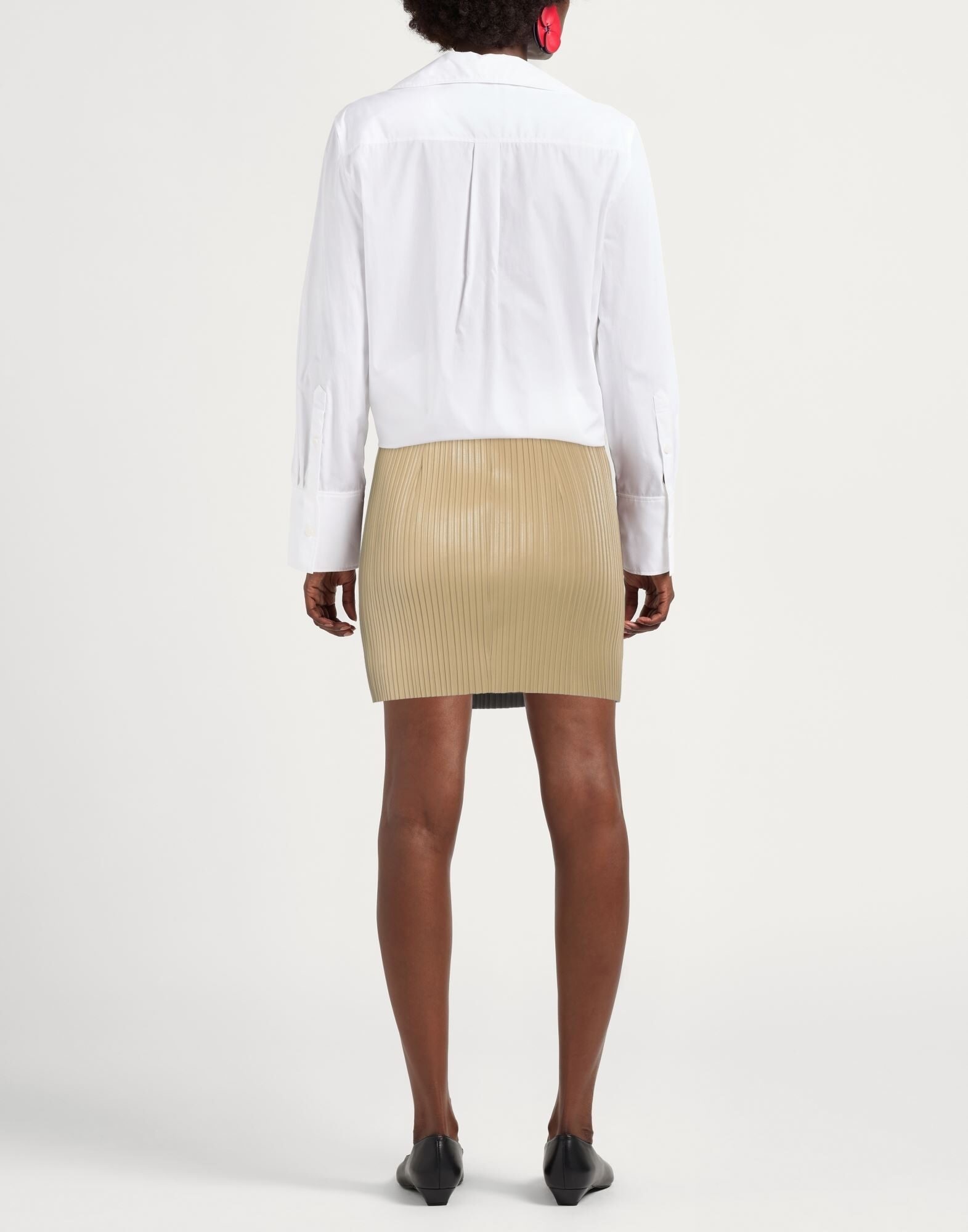 Khaki Women's Mini Skirt - 3