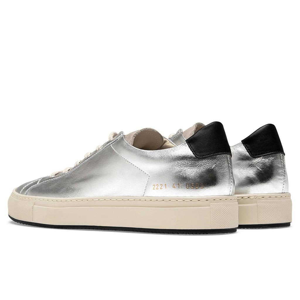 COMMON PROJECTS SPECIAL EDITION RETRO LOW - SILVER/BLACK - 3