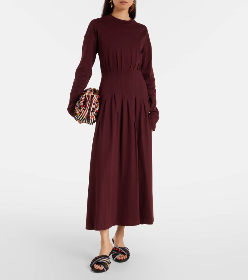 Plan C Cotton midi dress outlook