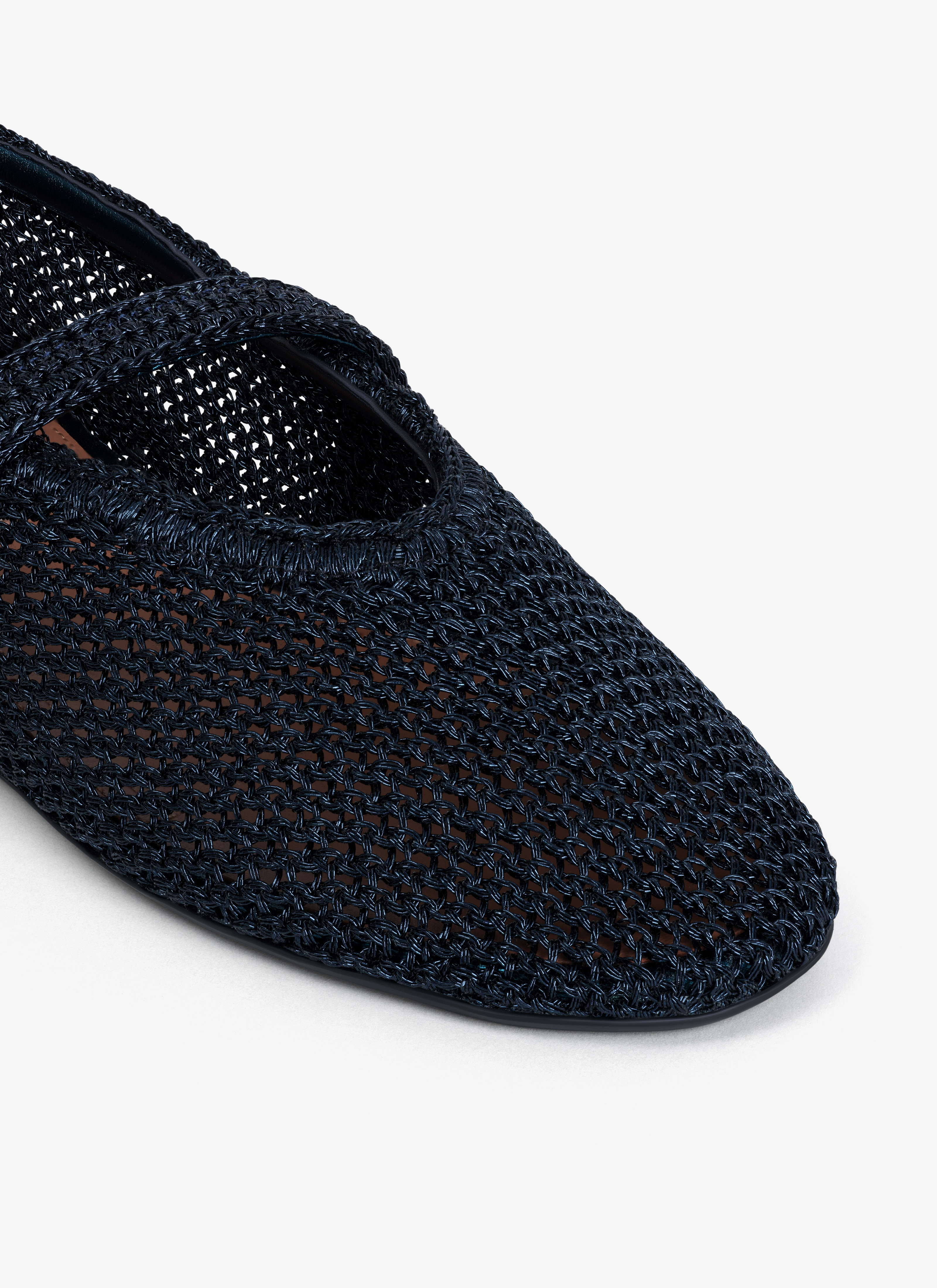BALLET FLATS IN KNITTED LUREX - 4