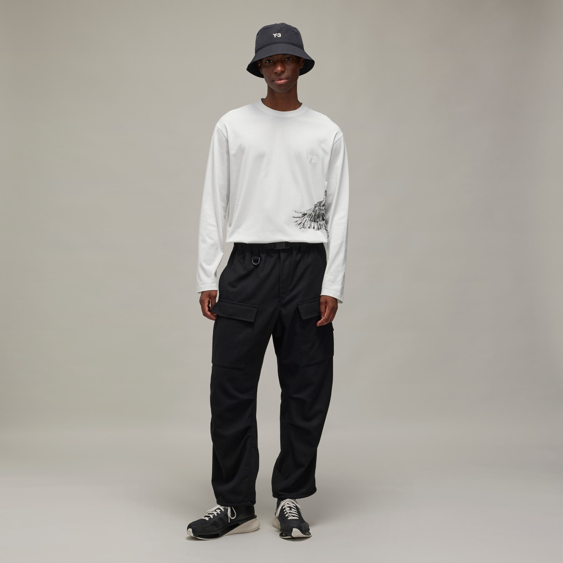 Y-3 Graphic Long Sleeve Tee - 6