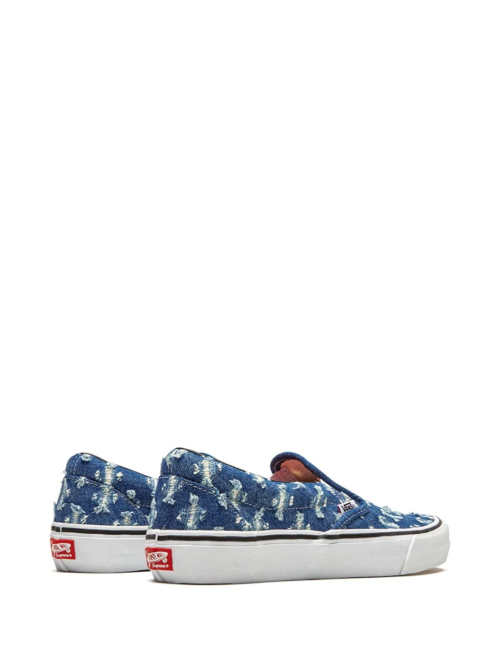 x Supreme Slip-On Pro "Blue Hole Punch Denim" sneakers - 3