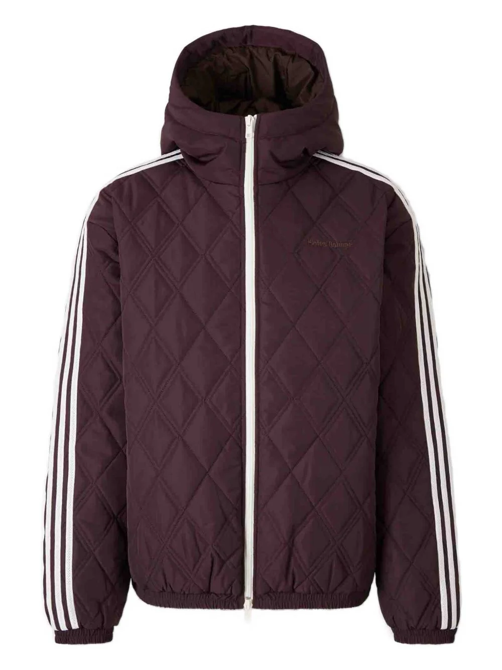 quilted stripe technical zip jacket - 1