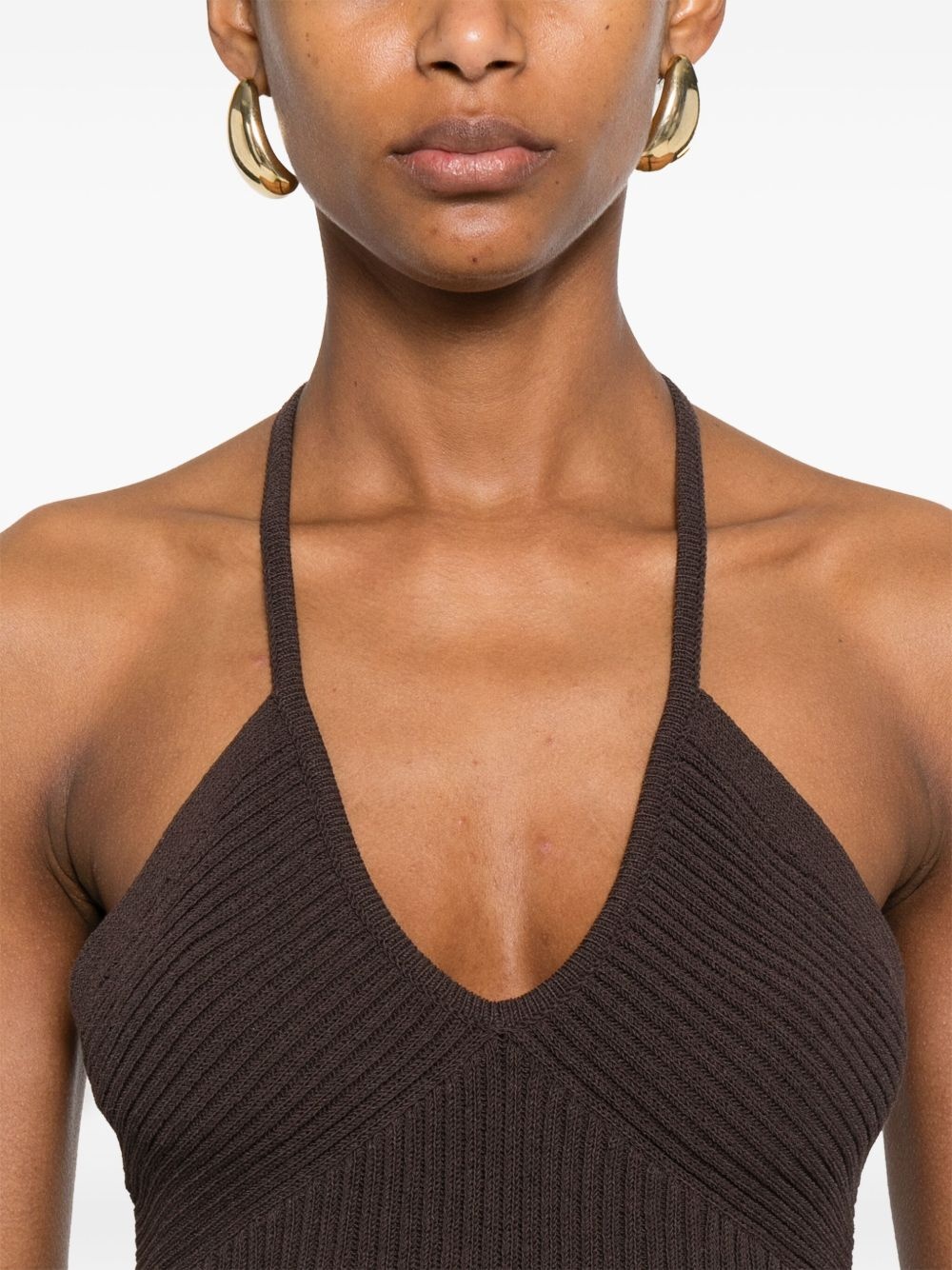 ribbed-knit tank top - 5
