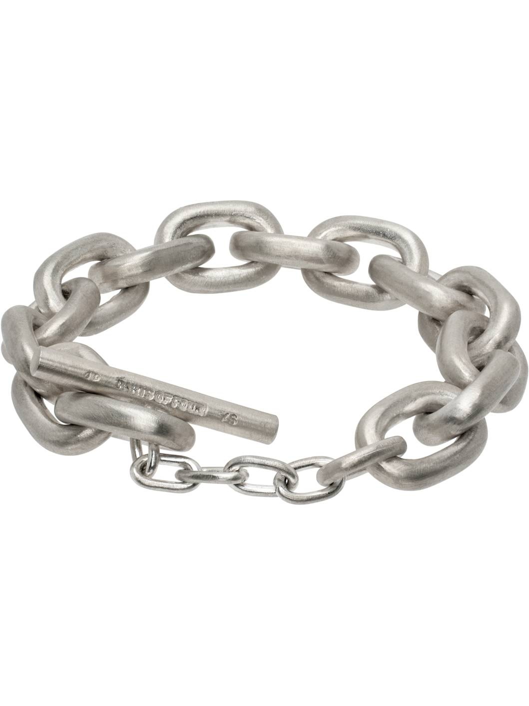 Silver Toggle Chain Bracelet - 2