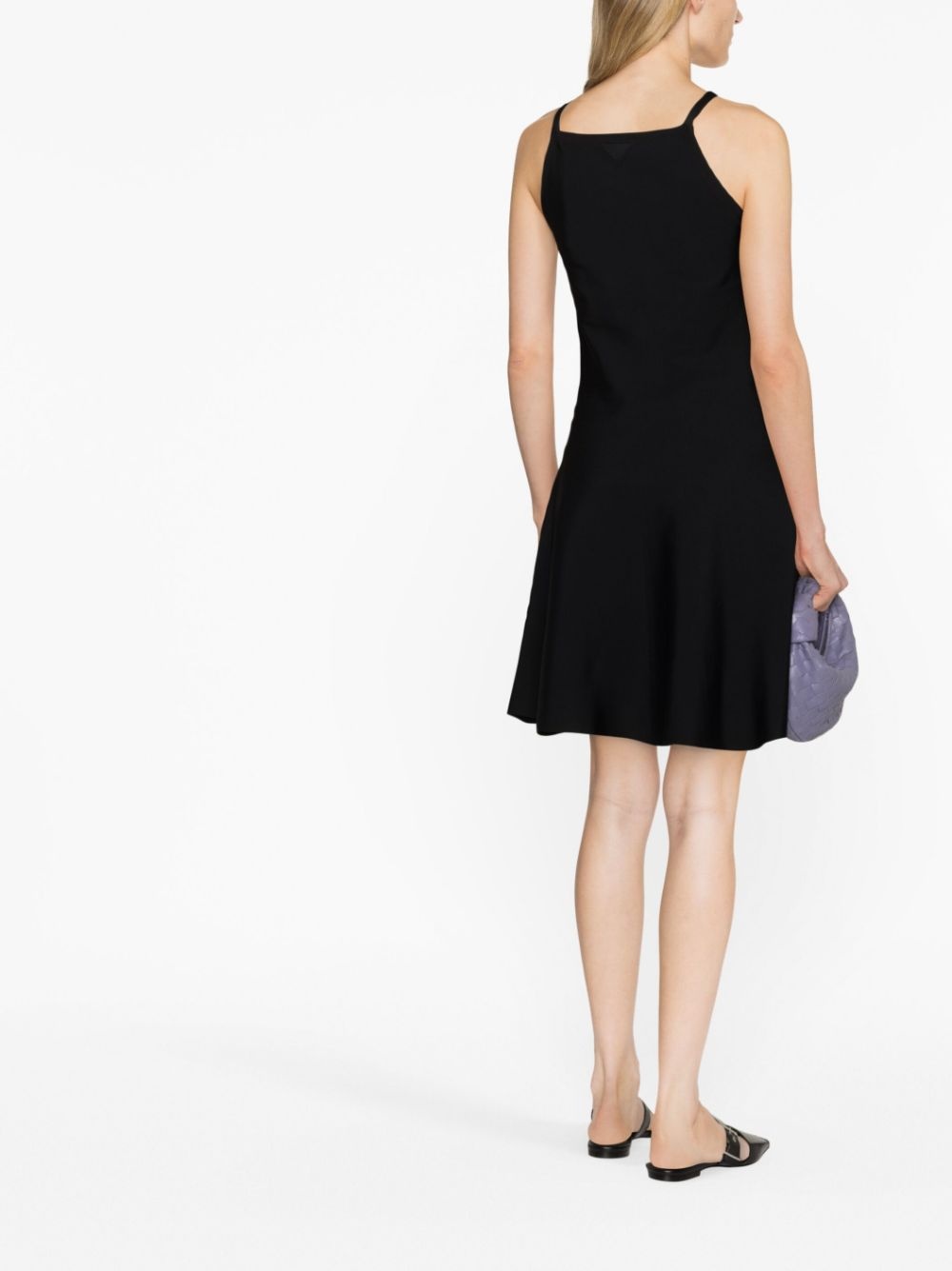 sleeveless flared minidress - 3
