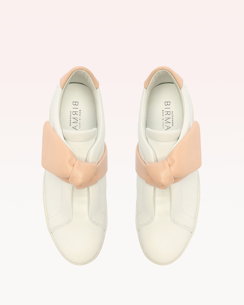 ASYMMETRIC CLARITA SNEAKER NUDE 3