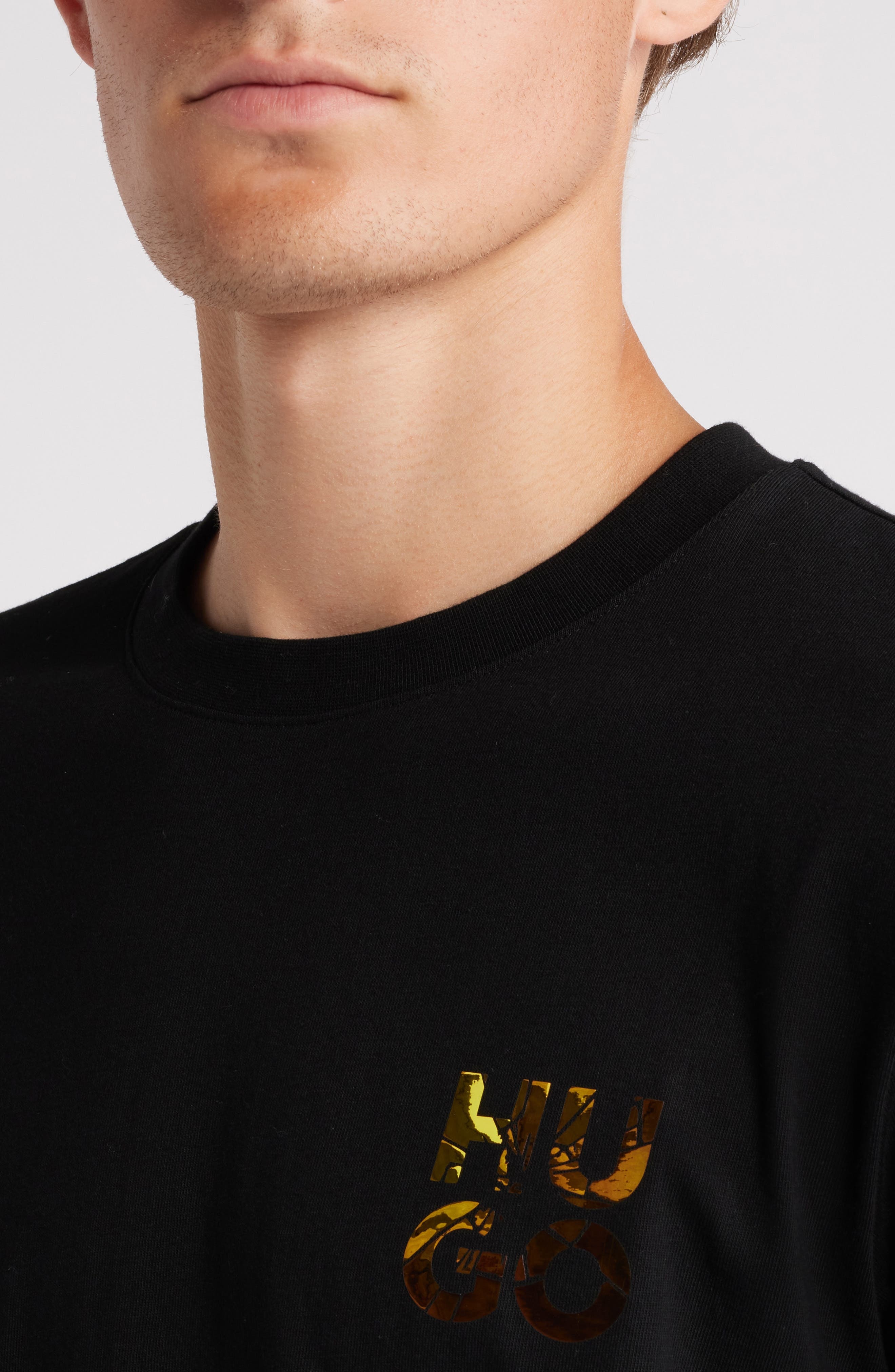 HUGO Diridumti Logo Graphic T-Shirt in Black at Nordstrom - 4