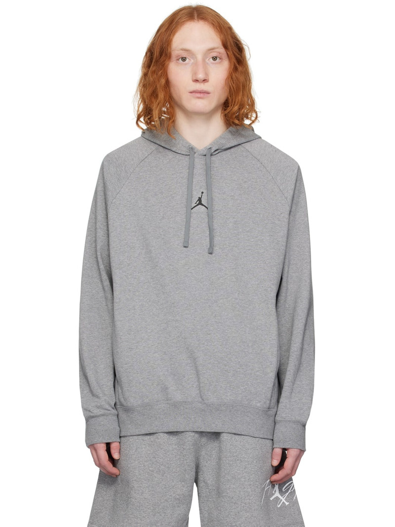 Gray Dri-FIT Sport Crossover Hoodie - 1