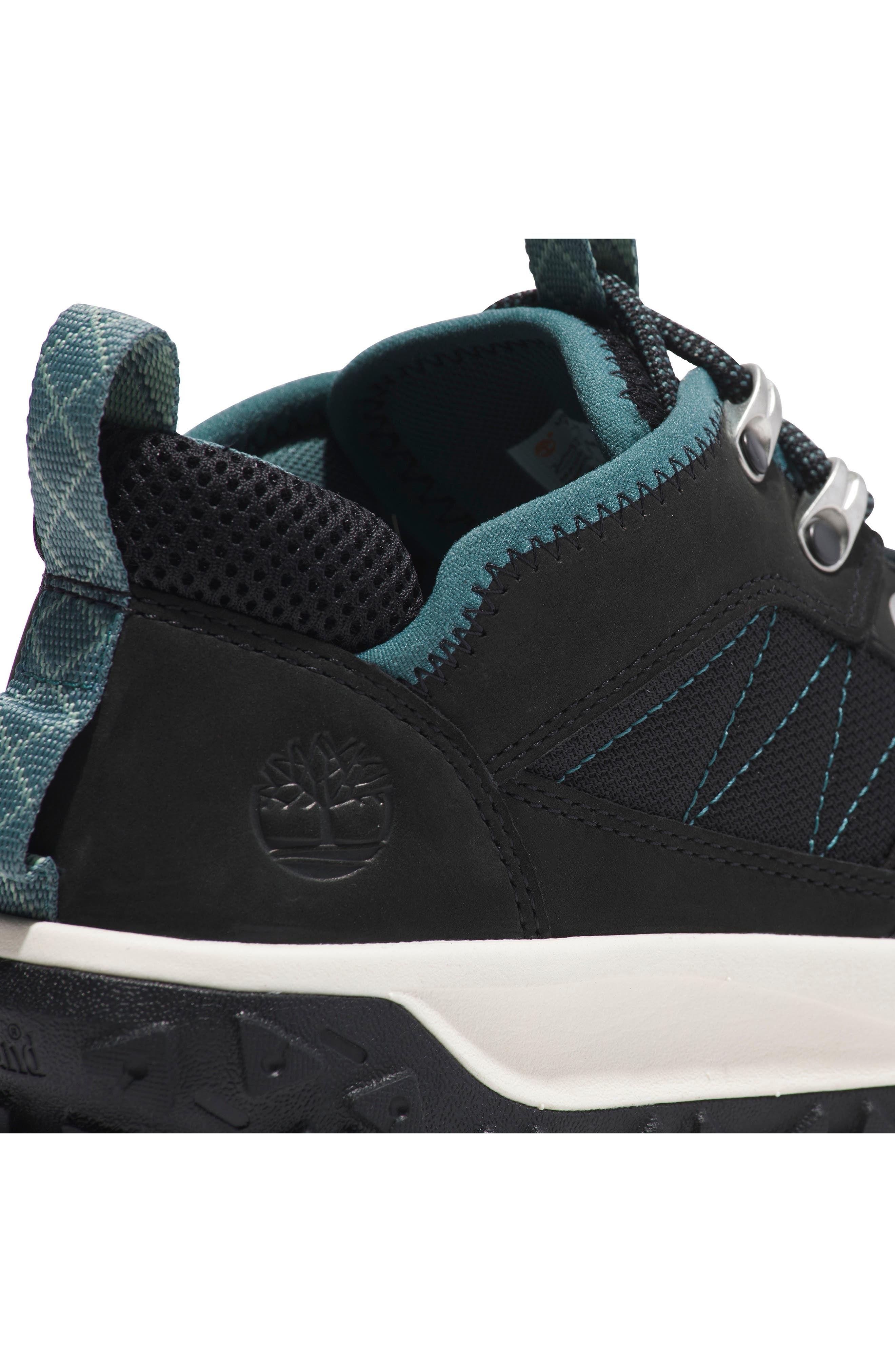 Timberland Greenstride Motion 6 Hiking Sneaker in Black Nubuck With White at Nordstrom - 6