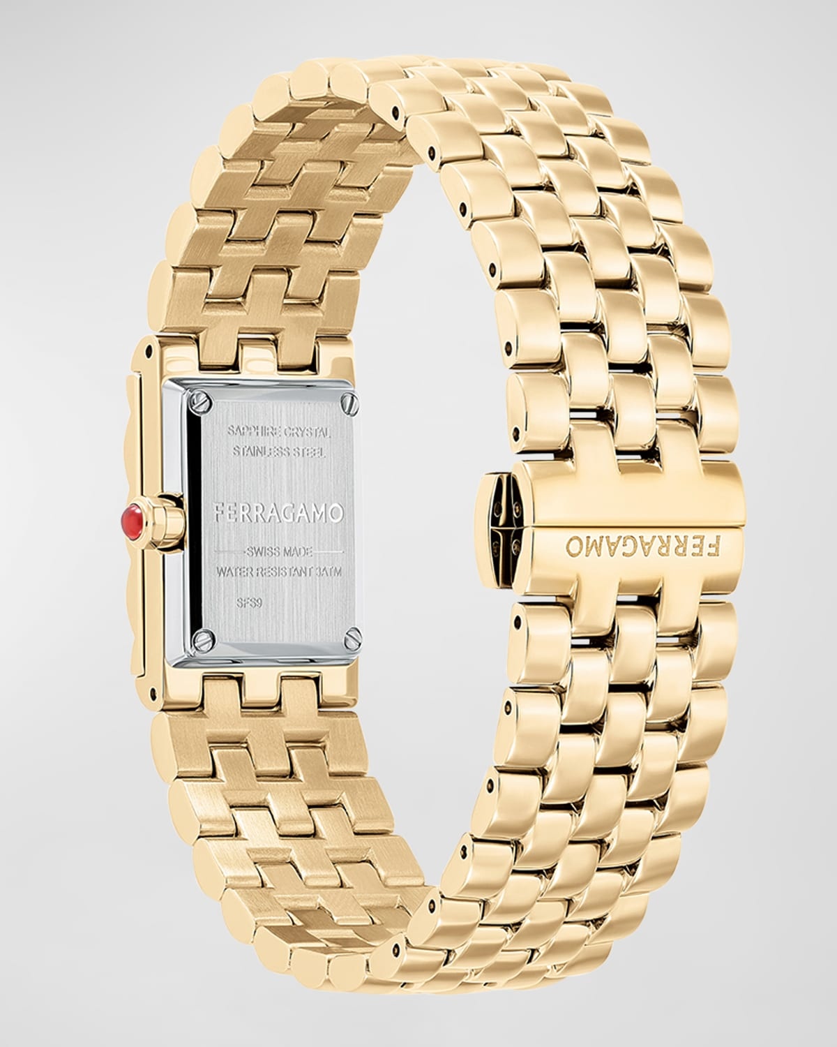 FERRAGAMO Ferragamo Secret Watch with Green Dial, Yellow