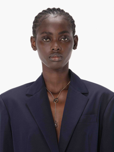 JW Anderson LONG NECKLACE WITH JWA ANCHOR PENDANT outlook