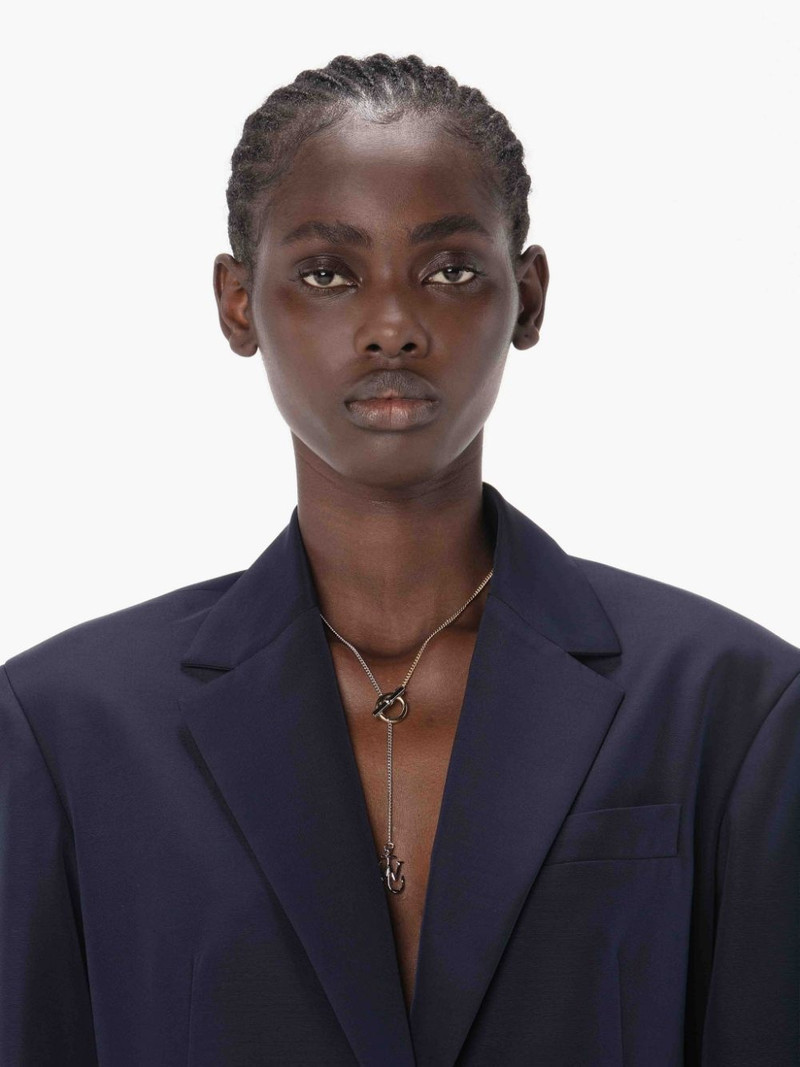 JW Anderson LONG NECKLACE WITH JWA ANCHOR PENDANT outlook