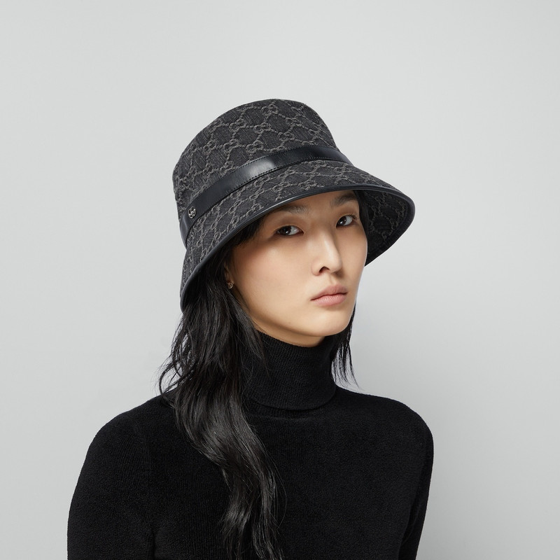 GG denim bucket hat 3